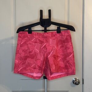 Nike Dri-Fit Golf Shorts – Pink Graphic Print – Women’s M (8)